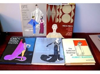 Collection Of Books Titles Include Erte Fashion Paper Dolls Of The Twenties, Designs By Erte, Theatrical C