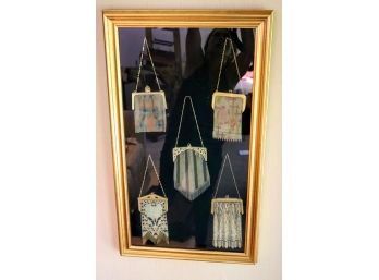 Vintage Beaded/Mesh Purse Collection In A Gold Tone Frame, These Are Some Stunning Bags In Very Good Condi