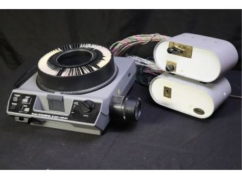Kodak Ektagraphic Projector & 2 Small Talk Metal Intercoms