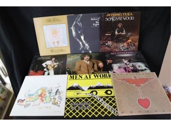 Lot Of 10 Vintage Record Albums With Dan Fogelberg, Rick Springfield & More