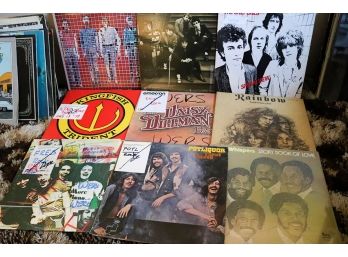 Lot Of 9 Vintage Record Albums With Potliquor, Laughing Dogs, Kingfish, Talking Heads & More