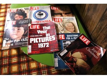 Lot Of 8 Life Magazines From 1972