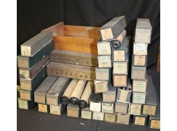 Lot Of 48 Antique Piano Rolls Most In Original Boxes