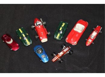 Lot Of Vintage Metal Toy Races Cars By Schuco, Tekno, Hot Wheels & Majorette