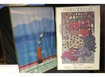 Two Posters With Met Museum Art Exhibit & Mara Abboud
