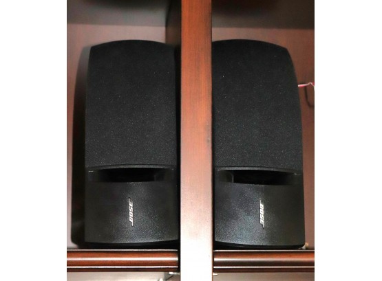 Pair Of Bose Audio Speakers 161 - Serial No 027027980440067AC