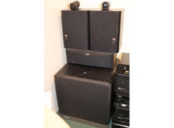 B&W Matrix Speakers 805Matrix NO. V-005412B& W Loud Speaker Cc6s2- /003274, Velodyne Subwoofer Model F- 1