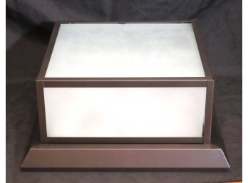 Contemporary Ceiling Light Fixture Measures Approximately 14.5 W X 14.5 D X 7 Tall.