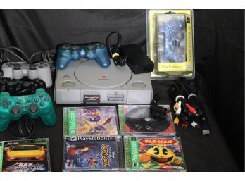 Original PlayStation Collection Includes Controls & Games As Pictured, Crash Bash & More
