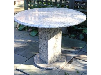 Marvelous Custom Granite Garden Table - Buyer Is Responsible For Removal