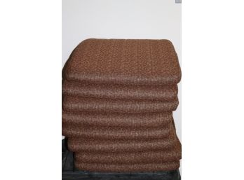 Set Of 6 Comfortable Chair Cushions Made By Rogers Cushion, Great For Indoor/Outdoor Approx 20 Inches X 19 Inc