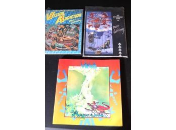 Art Books Include Visual Addiction & The Lowbrow Art Of Robt. Williams And Views Roger Dean,