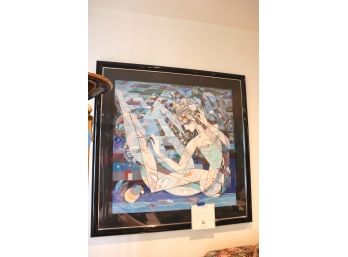 'A Night In The Orient' Serigraph By Artist Ji Cheng 218 /300 With Certification