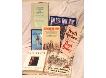 Lot Of Assorted Books Titles Include Sinatra, The New York Mets, Roast Of The Town