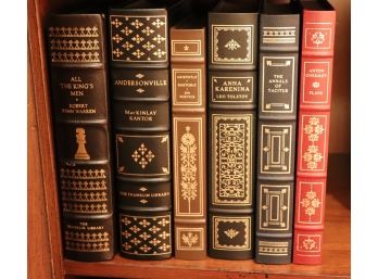 Six Franklin Library Leather Bound Books