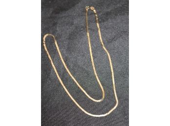 14K YG 24' S-Link Necklace Gold Necklace