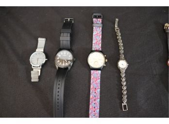Watches Include Swiss Swatch, Quartz Watch, Victorinox Swiss Army & Eikon Stainless Steel With A Mesh Band