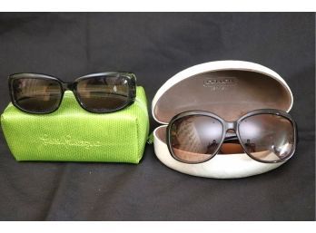 Women's Designer Sunglasses Includes Coach & Lilly Pulitzer With Cases