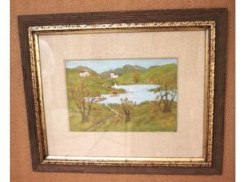 Painting Signed By The Artist In The Lower Left Corner 1979 Artwork In Frame