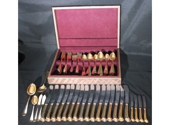 Oxford Hall Stainless Steel Flatware With A Mcgraw Tarnish Proof Chest