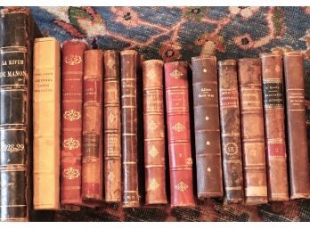 Collection Of Antique Books Includes Assorted Titles And Authors As Pictured
