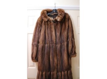 Sable Fur Coat Approximate Size Large