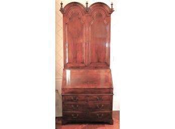 Handmade Trosby Sussex England Grand Style Wood English Secretary, Highly Detailed With Museum Quality Con