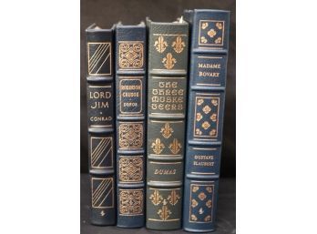 Easton Press Leather Bound Novels, Madame Bovary Copyright, The Three Musketeers & Robinson Crusoe