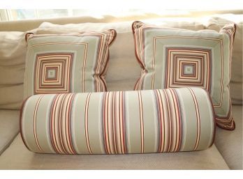 Custom Decorative Accent Pillows With Matching Bolsters