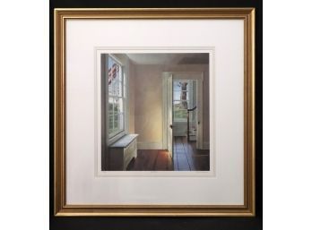 Front Stairs Signed & Numbered 399/790 By Artist Edward Gordon Includes A Publishers Certificate Of Auth