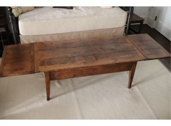 Antique Wood Refractory Table