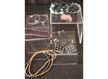 Fun Collection Of Fashion Jewelry Catherine M Zadeh Bracelets, Eddie Borge Designer Ring & More