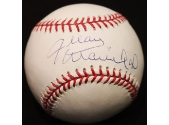 Juan Marichai Hall Of Famer Signed Baseball.