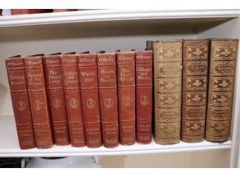Collection Of Vintage Books Includes Assorted Titles As Pictured Includes O. Henry & Scotts Works
