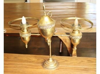 Vintage Brass Table  Lamp