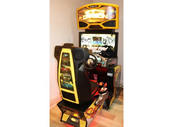 Vintage Need For Speed Carbon Arcade Game With Chair By Global VR