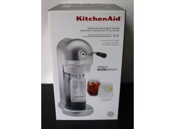 Soda Stream 60 L Machine By Kitchen Aid In Original Box With RE Usable Bottle