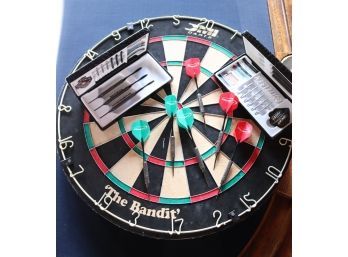The Bandit Dart Board With 2 Boxes Of Bottelsen Tungsten Darts