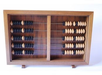 Large Decorative Wood Abacus For Use Or Display