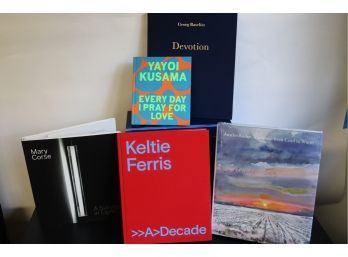 Lot Of Art Books With Ansel Kiefer, Kusama, Mary Corse & More