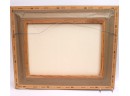 Mixed Media Artwork Signed And Attributed To J.E. Barnes Titled Food For Life In Gilt Wood Frame