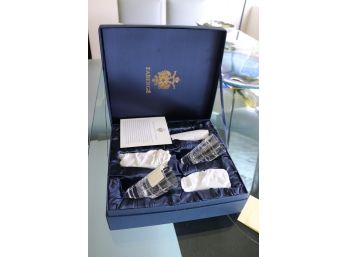 Faberge Atelier Crystal Collection With Case: Shot Glasses Or Aperitif Glasses
