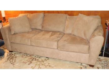 Brown Fabric Sleeper Sofa
