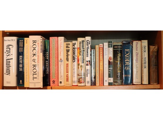 Lot Of Assorted Books Titles Include Gray's Anatomy, Rock & Roll, Moby Dick And More