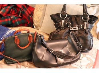 Lot Of Assorted Women's Handbags Includes Dooney & Burke, Makowsky, & Gironacci