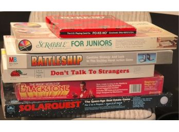 Board Game Lot Includes SolarQuest, Battleship, Don't Talk To Strangers & More