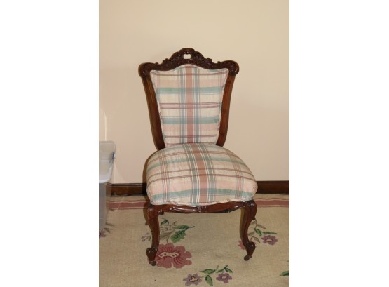 Vintage Carved Wood Chair