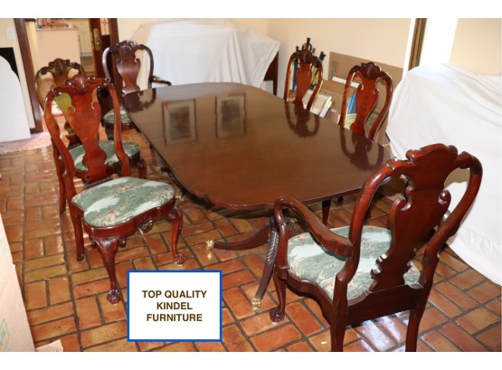 Beautiful Top Quality Kindel Furniture Dining Room Table And Chairs