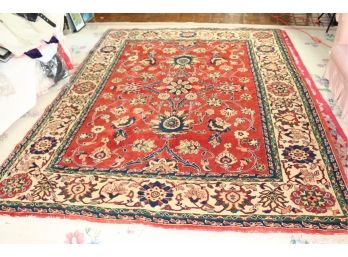 Large Beautiful Efes Taban Floral Pattern Carpet With Bright Colors