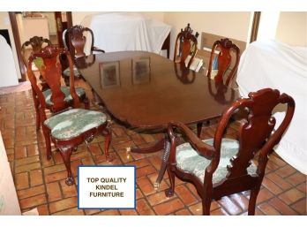 Beautiful Top Quality Kindel Furniture Dining Room Table And Chairs